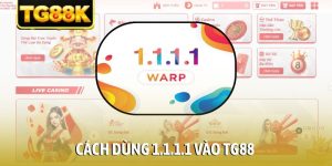 cách dùng 1.1.1.1 vào TG88