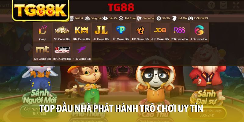 Top đầu nhà phát hành trò chơi uy tín Top đầu nhà phát hành trò chơi uy tín