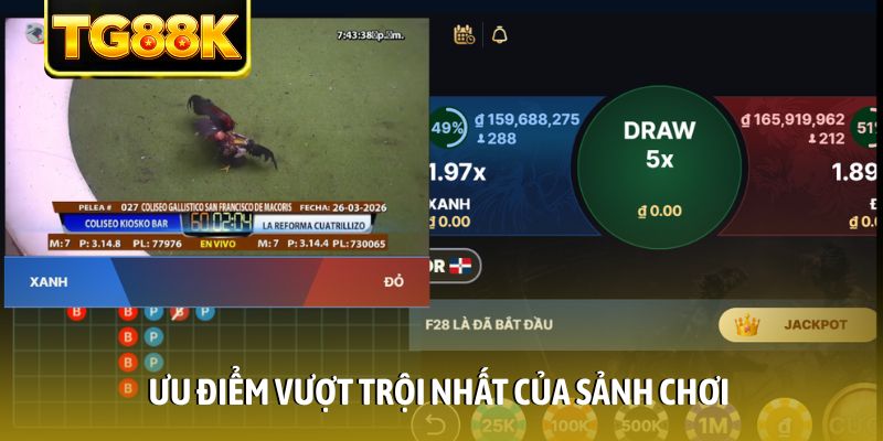 Ưu điểm vượt trội nhất của sảnh chơi
