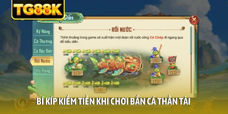 Bí kíp kiếm tiền khi chơi bắn cá thần tài