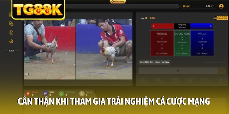 Cẩn thận khi tham gia trải nghiệm cá cược mạng