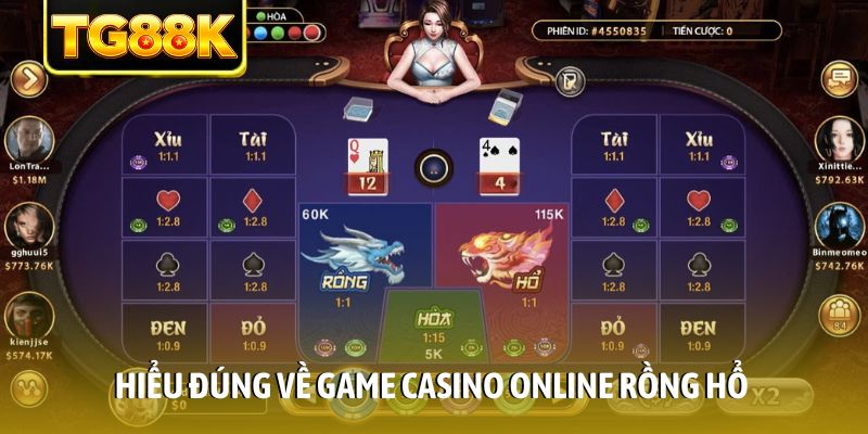 Hiểu đúng về game casino online Rồng hổ