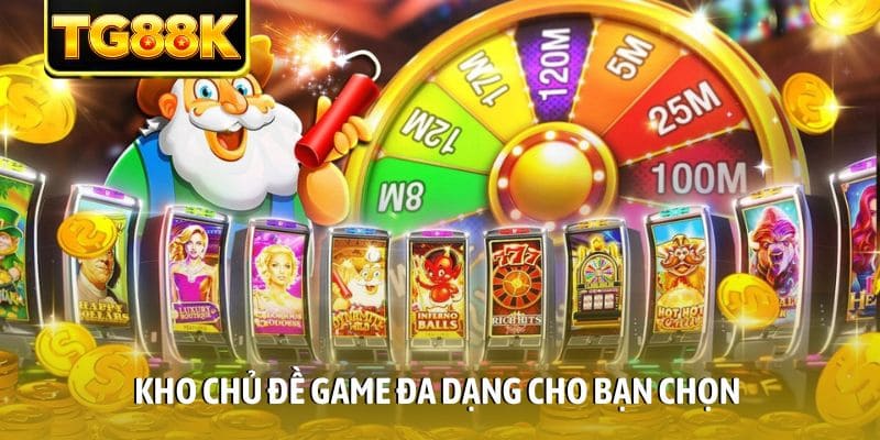 Kho chủ đề game đa dạng cho bạn chọn