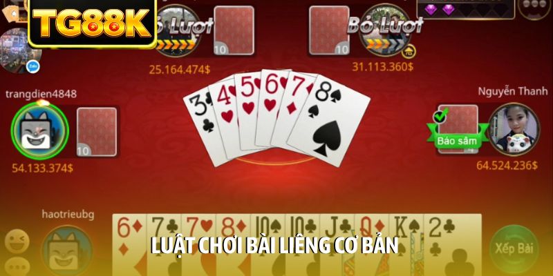 Luật chơi bài Liêng cơ bản