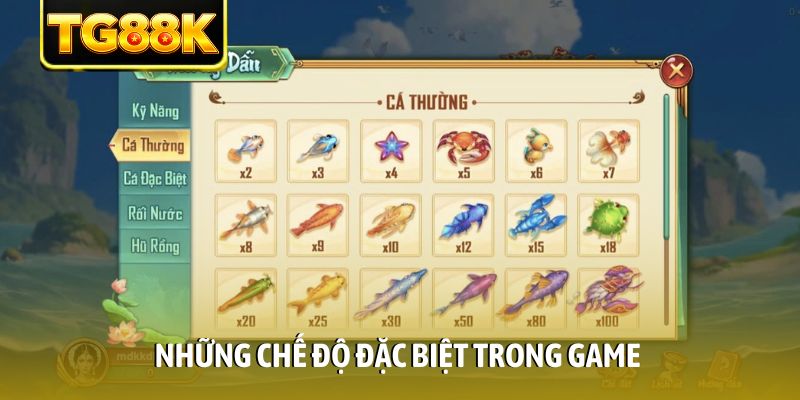 Những chế độ đặc biệt trong game